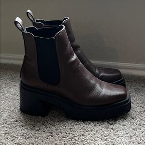 Steve Madden Brown Ankle Boots